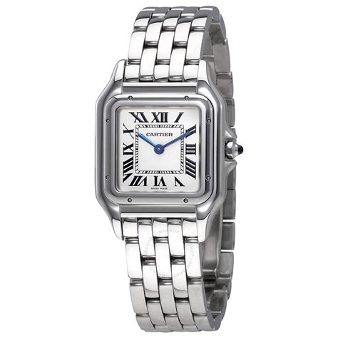 silver cartier watch womens|cartier classic watches for women.